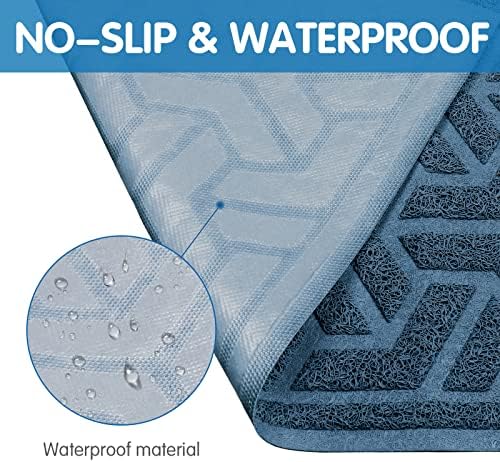 UPSKY Waterproof Cat Litter Mat Large 35" x 24" Soft on Kitty Paws - Image 5