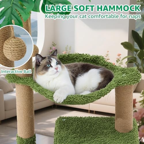 Woochpet 38'' Cat Tree Tower - Image 3