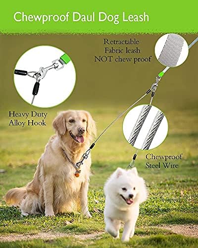 26FT Long Chew Proof Retractable Dog Leash - Image 3