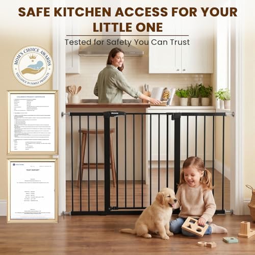 Mumeasy 36" Extra Tall Baby Gate - Image 6