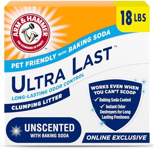 ARM & Hammer Ultra Last Clumping Cat Litter, 18 Lbs by ARMHAMMER