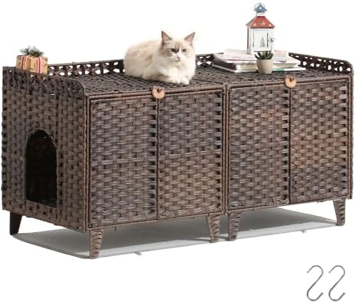 SETVSON Cat Litter Box Enclosure by SETVSON