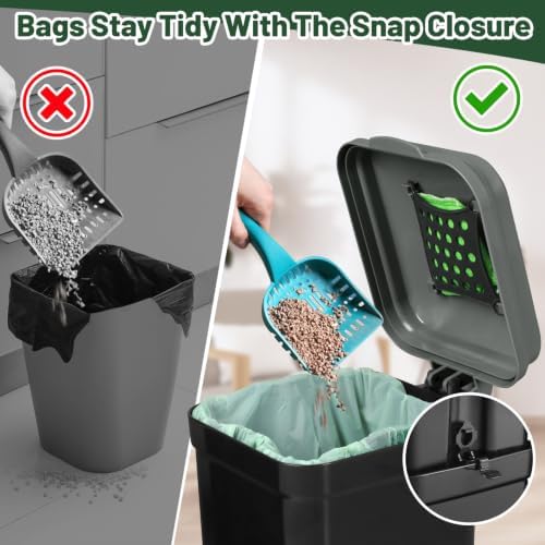 Small Trash Can for Dog Poop Cat Litter Outdoor & Indoor - Image 4
