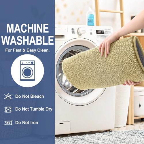 OLANLY Thick Memory Foam Small Bathroom Rug 24x16, Absorbent Bath Mat - Image 6