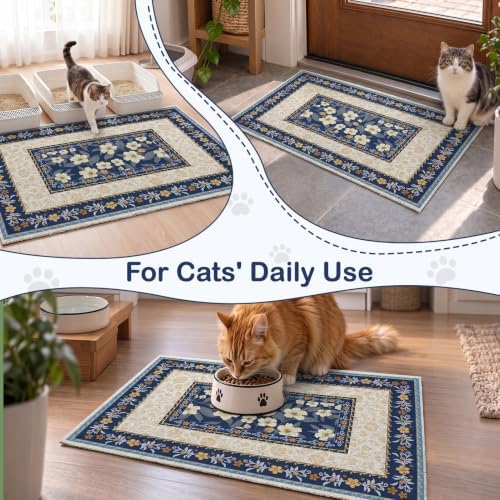 Unicorn Catcher 33"x22" Cat Litter Mat Non-Slip Washable Litter Box Mat - Image 7