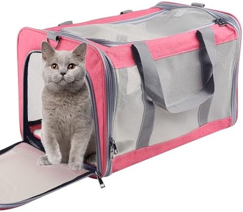 Cat Dog Carrier for Small Medium Cats Pet Carrier for Large and Medium Cats by Atvobiy
