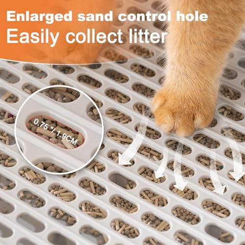 Uross Cat Litter Box Step, Extra Large Litter Box Ramp/Stairs - Image 5