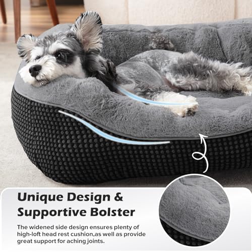 INVENHO Dog Bed Medium Size, Orthopedic Warming Soft Calming Sleeping Durable - Image 4