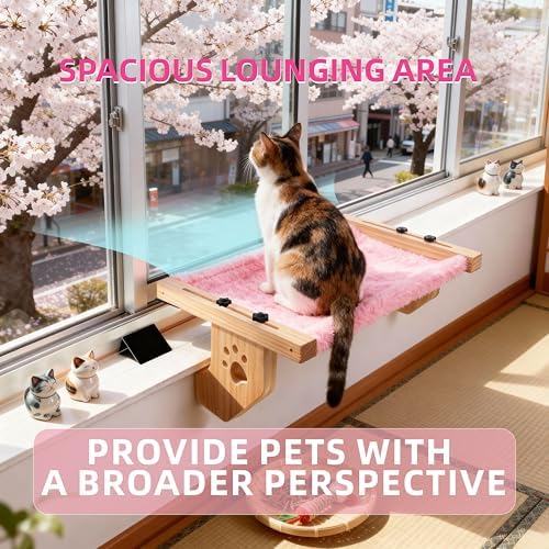 ESPETS Wooden Cat Window Hammock - Image 6
