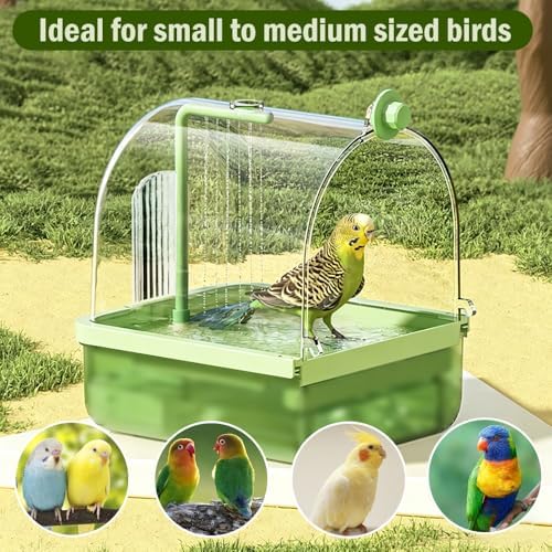 Automatic Bird Bath for Cage, Parakeet Bath - Image 6