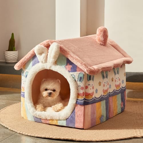 Cute Cat Houses for Indoor Cats, Dog Bed by JIUPETY