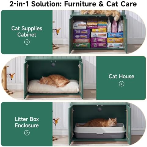 Arched Cat Litter Box Enclosure - Image 6