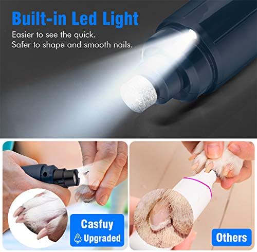 Casfuy Dog Nail Grinder with LED Light - Image 2