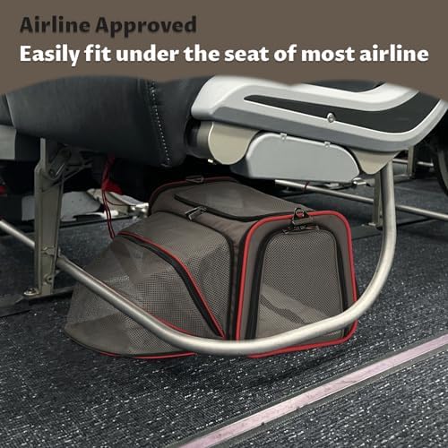 Petsfit Expandable Cat Carrier Dog Carriers, Airline Approved Soft-Sided - Image 6