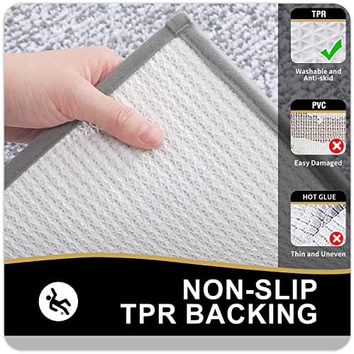 OLANLY Bathroom Runner Rugs 44x24, Long Bath Mats - Image 4