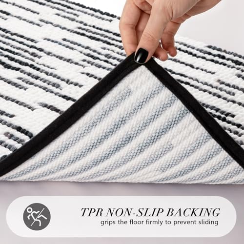 BSICPRO Bathroom Rugs Sets 2 Piece, Modern Bath Mat 20"x32"+16"x24" - Image 4