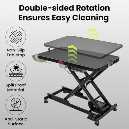 YORKING 50" Professional Electric Dog Grooming Table, Height Adjustable Pet - Image 4