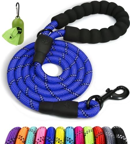 Taglory Rope Dog Leash for Medium Large Dogs, 5 FT Padded Handle by Taglory