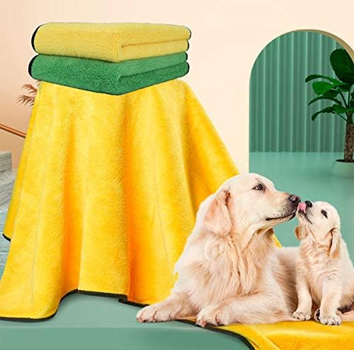 2 Pack Dog Towels Super Absorbent Pet Bath Towel Microfiber Dog Drying Towel - Image 7