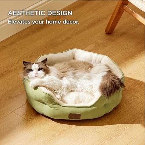 Bedsure Small Dog Bed Washable, Round Cat Beds - Image 5