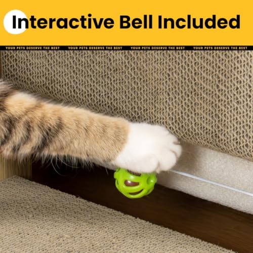 Conlun Cardboard L Shape Cat Scratcher 22" - Image 5