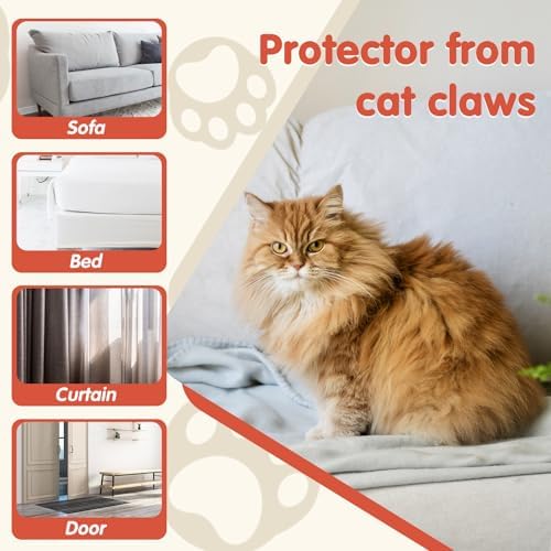 Secopad 18 PCS Cat Scratch Furniture Protector, Couch Protector - Image 6