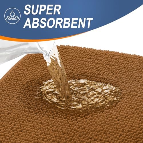 OLANLY Memory Foam Bathroom Runner Rugs 59x24, Absorbent Long Mat - Image 3