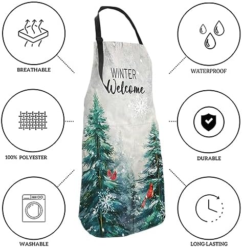 Giwawa Apron Unisex Resistant 33 x 28 inches - Image 6