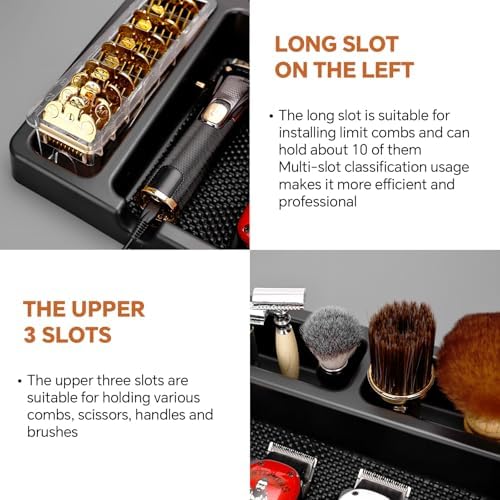 Large Barber Organizer Station, 16 x 12.5 Barber Tray - Image 6