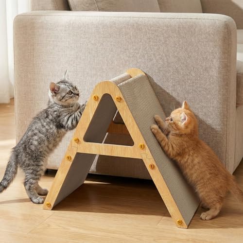 Conlun Vertical Cat Scratcher | A-Frame Scratching Pad by Conlun