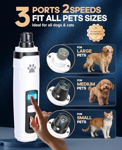 Ultra-Quiet Dog Nail Grinder | Stress-Free - Image 2