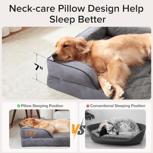 INVENHO L Plus Orthopedic Dog Bed - Image 5