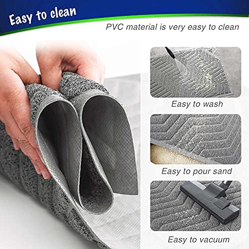 WePet Cat Litter Box Mat, Kitty Premium PVC Pad, Durable Trapping Rug, - Image 6