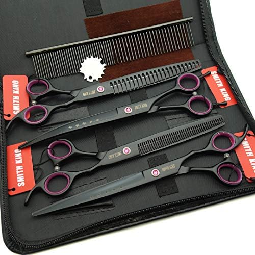 8.0 inches Professional Dog Grooming Scissors Set Straight & thinning & Curved - Image 2