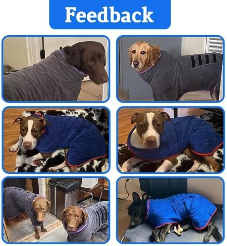 Dog Drying Coat, Microfiber Dog Drying Bag - Image 3