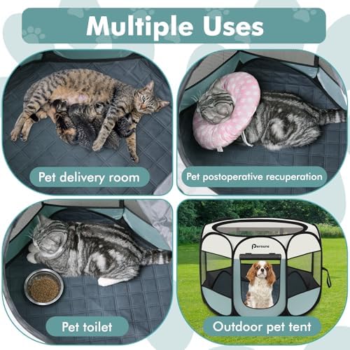 Persure Dog Cat Playpen Tent Crate Cage - Image 4