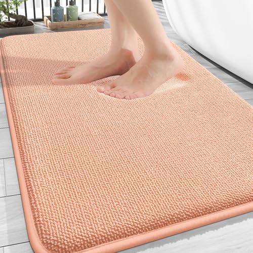 OLANLY Thick Memory Foam Bathroom Rugs 30x20, Absorbent Bath Mat by OLANLY