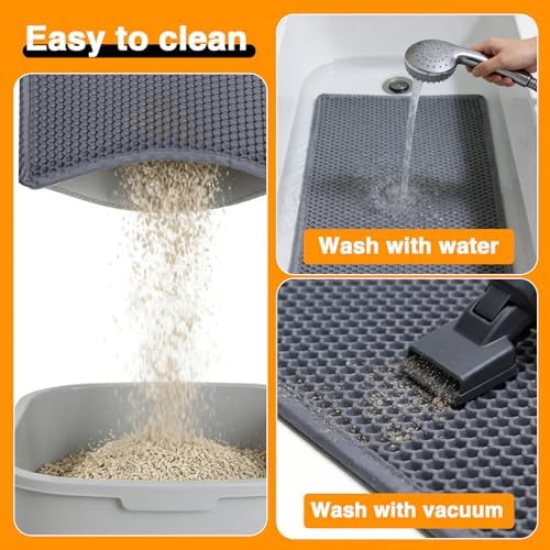 Cat Litter Mats 26.6" x 16", Litter Box Mats - Image 2