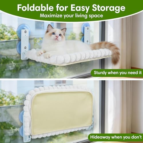 YooxArmor Foldable Cat Window Perch, Cat Bed - Image 5