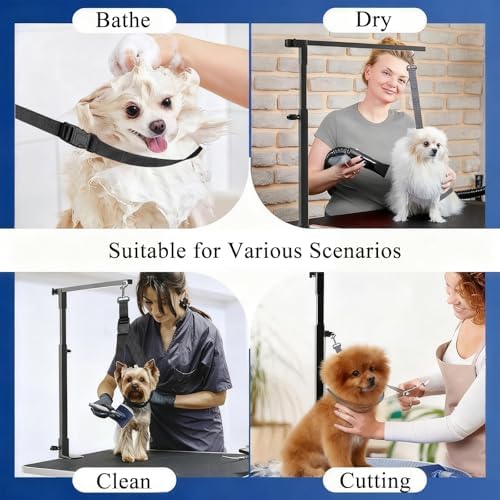 Pet Grooming Loops Fixed Noose Loop Nylon Dog Grooming Belly Strap Adjustable - Image 5