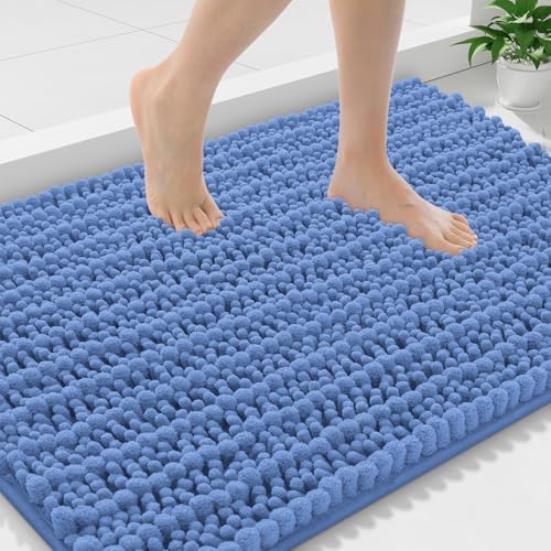 Smiry Bathroom Rugs Mat 36x24, Extra Soft Absorbent Chenille Bath Rugs by Smiry