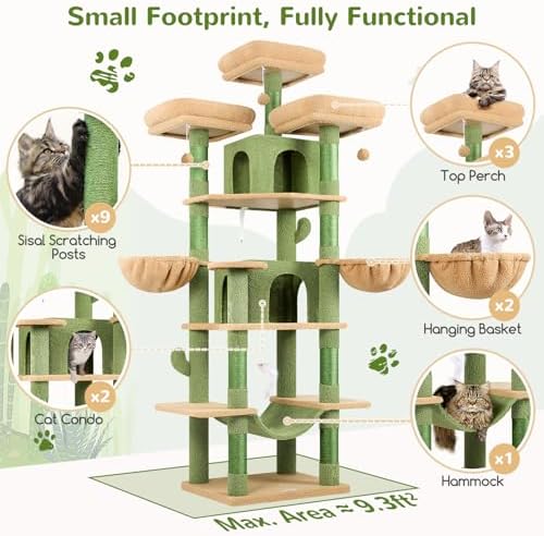 Globlazer Big XXL Cactus Cat Tower - Image 4