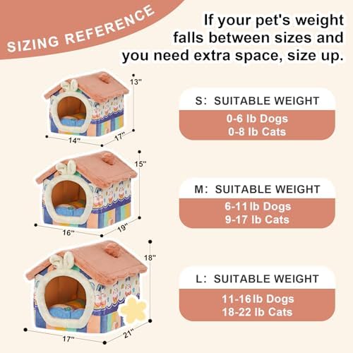 Cute Cat Houses for Indoor Cats, Dog Bed - Image 6