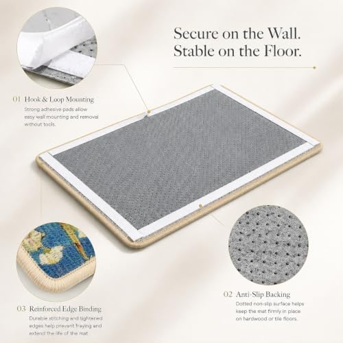 Art Sisal Cat Scratcher Mat, Cat Wall Scratchers - Image 6