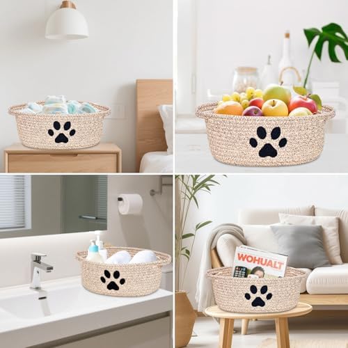 Small Woven Dog Toy Basket - Image 5