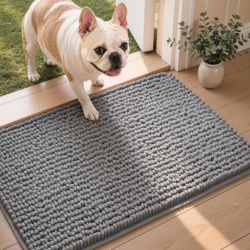 Ophanie Dark Grey Door Mat 28x18, Muddy Mats by Ophanie