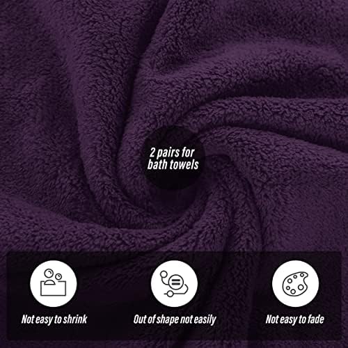 MOONQUEEN 2 Pack Premium Bath Towel Set - Image 4