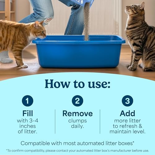 Fresh Step Advanced Simply Unscented Multi Cat Clumping Cat Litter, 18.5 lb - Image 5