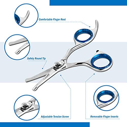 Laazar Straight Dog Grooming Scissors - Image 3