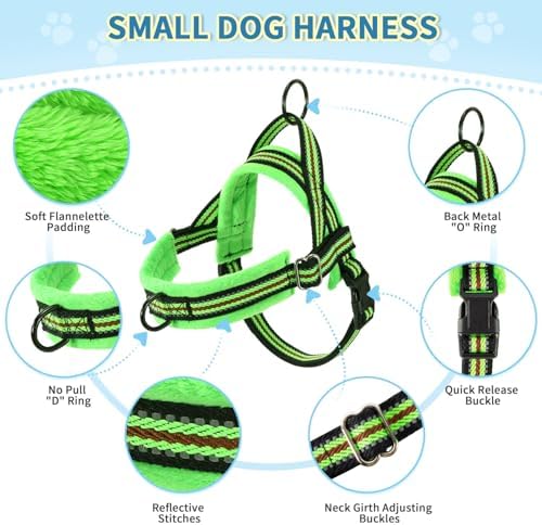 Lukovee Soft Padded Small Dog Harness - Image 2